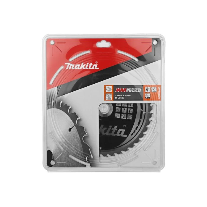 Makita B-08539 Zaagb Hout 270x30x2,6 40T 20g 6 Makita B-08539 Zaagb Hout 270x30x2,6 40T 20g - Afbeelding 4