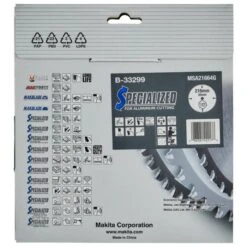 Makita B-33299 Afkortzaagblad Aluminium -Makita Verkoopwinkel B 33299 C7N1