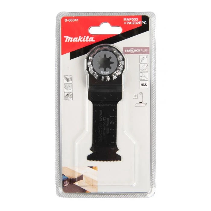 Makita B-66341 MAP003 Invalzaagblad 32x60mm Hout 5 Makita B-66341 MAP003 Invalzaagblad 32x60mm Hout - Afbeelding 3