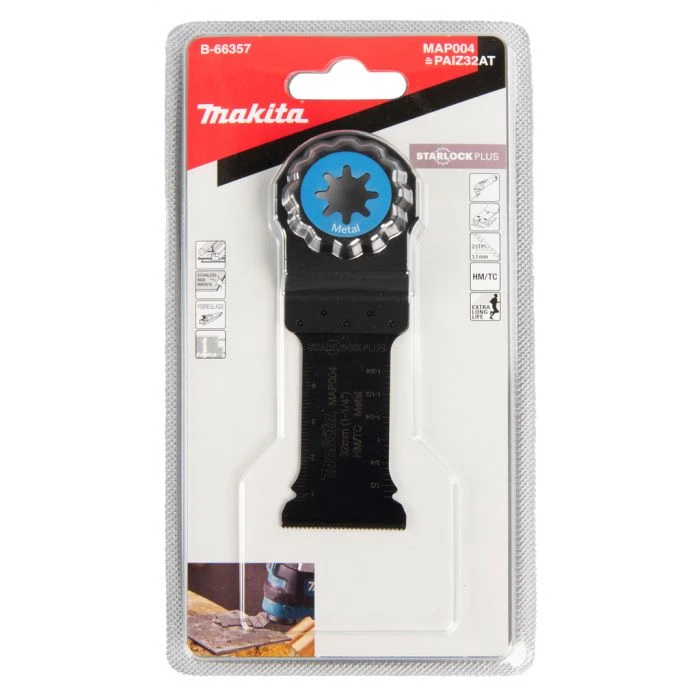 Makita B-66357 MAP004 Invalzaagblad 32x50mm Staal 5 Makita B-66357 MAP004 Invalzaagblad 32x50mm Staal - Afbeelding 3