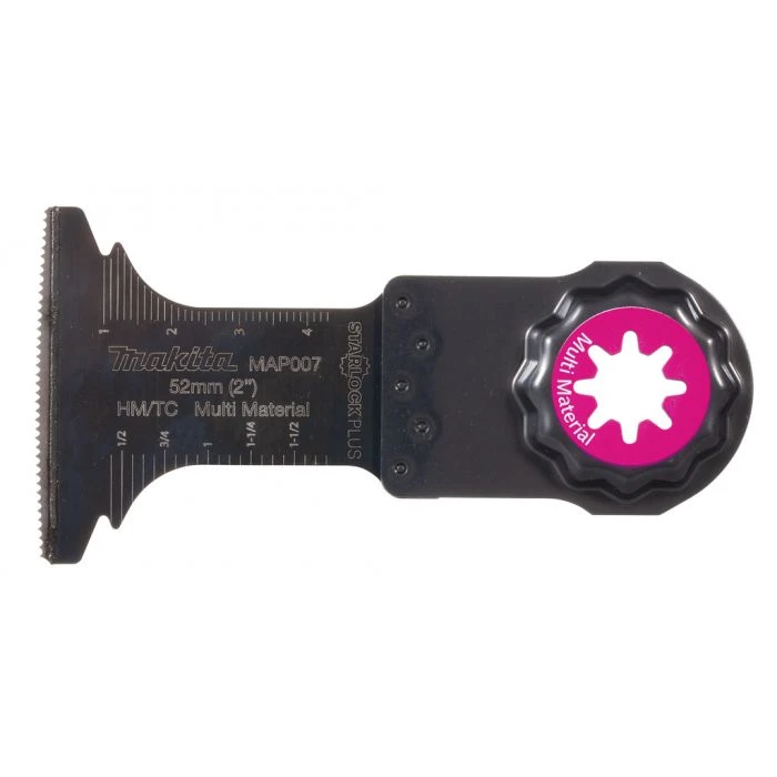 Makita B-66385 MAP007 Invalzaagblad 52x50mm Multimateriaal 3 Makita B-66385 MAP007 Invalzaagblad 52x50mm Multimateriaal