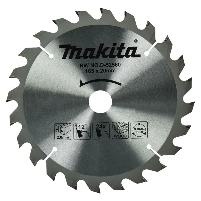 Makita D-52560 Cirkelzaagblad Hout 3 Makita D-52560 Cirkelzaagblad Hout