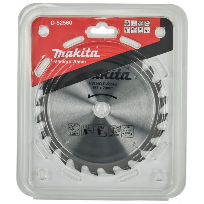 Makita D-52560 Cirkelzaagblad Hout 8 Makita D-52560 Cirkelzaagblad Hout - Afbeelding 6