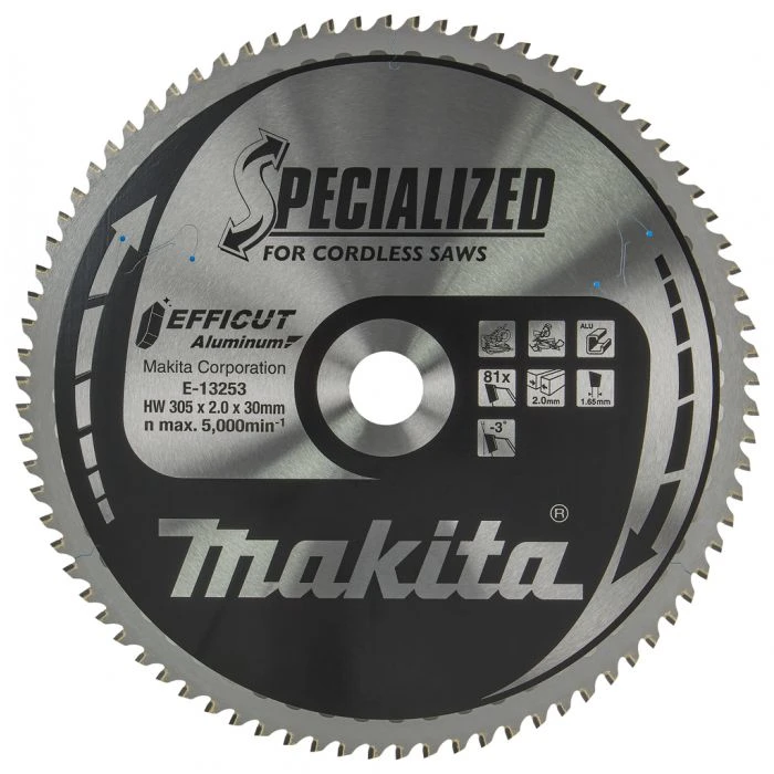 Makita E-13253 Afkortzaagblad Aluminium 10 Makita E-13253 Afkortzaagblad Aluminium - Afbeelding 8