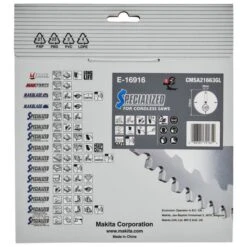 Makita E-16916 Afkortzaagblad Aluminium -Makita Verkoopwinkel E 16916 C7N1