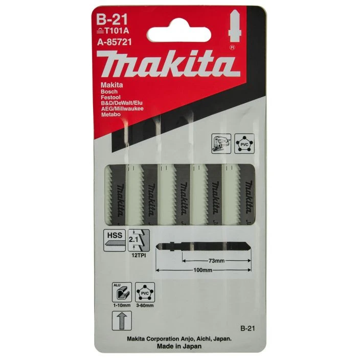 Makita A-85721 Decoupeerzgb Alu 73mm T101A 6 Makita A-85721 Decoupeerzgb Alu 73mm T101A - Afbeelding 4