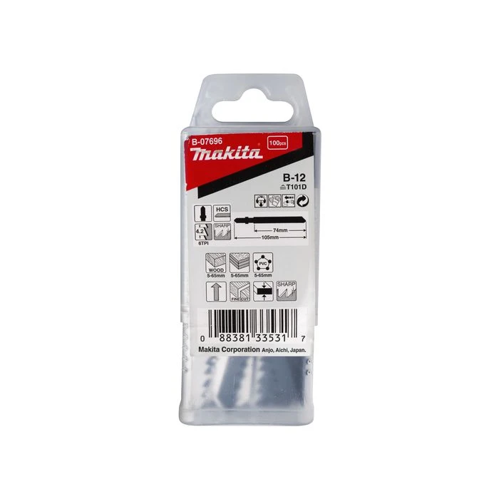 Makita B-07696 Decoupeerzgb Hout 74mm T101D 4 Makita B-07696 Decoupeerzgb Hout 74mm T101D - Afbeelding 2