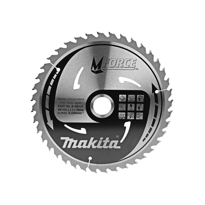 Makita B-08121 Zaagblad Hout 4 Makita B-08121 Zaagblad Hout - Afbeelding 2