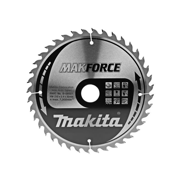 Makita B-08501 Zaagb Hout 210x30x2,4 40T 20g 4 Makita B-08501 Zaagb Hout 210x30x2,4 40T 20g - Afbeelding 2