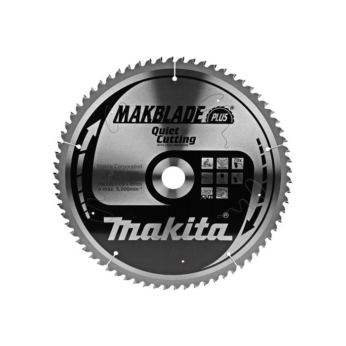 Makita B-08735 Zaagb Q+C 305x30x2,5 70T 0g 4 Makita B-08735 Zaagb Q+C 305x30x2,5 70T 0g - Afbeelding 2