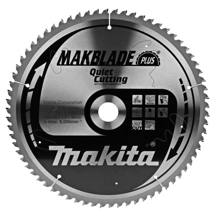 Makita B-08735 Zaagb Q+C 305x30x2,5 70T 0g 3 Makita B-08735 Zaagb Q+C 305x30x2,5 70T 0g