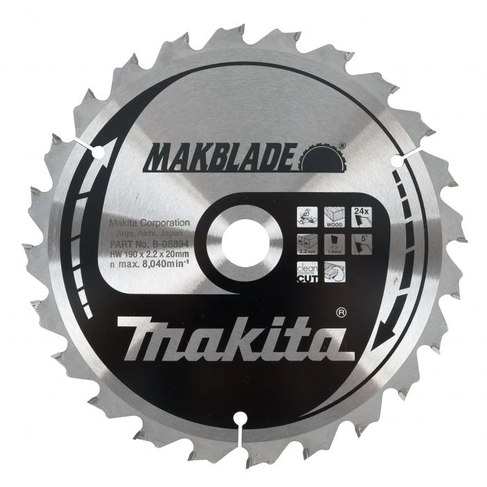 Makita B-08997 Zaagb Hout 305x30x2,3 40T 5g 7 Makita B-08997 Zaagb Hout 305x30x2,3 40T 5g - Afbeelding 5