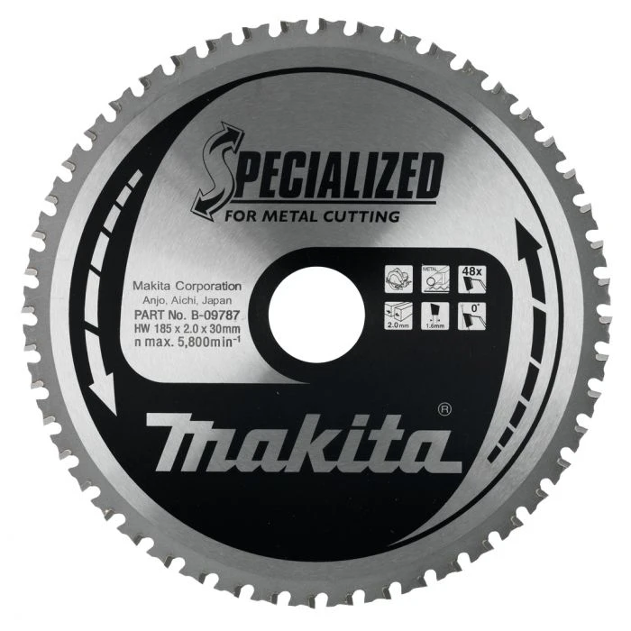 Makita B-09787 Cirkelzaagblad Metaal 3 Makita B-09787 Cirkelzaagblad Metaal