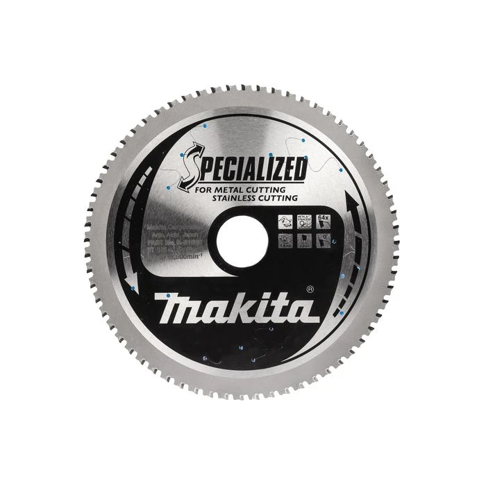 Makita B-31669 Cirkelzaagblad RVS / Metaal / Zacht Staal 4 Makita B-31669 Cirkelzaagblad RVS / Metaal / Zacht Staal - Afbeelding 2