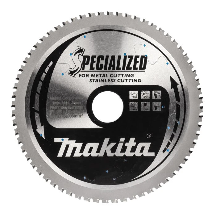 Makita B-31669 Cirkelzaagblad RVS / Metaal / Zacht Staal 3 Makita B-31669 Cirkelzaagblad RVS / Metaal / Zacht Staal