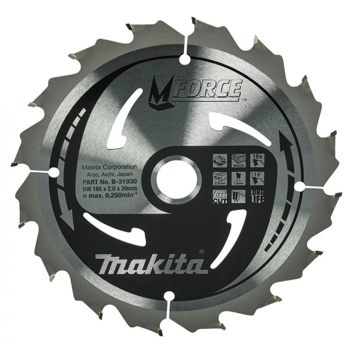 Makita B-31930 Cirkelzaagblad Hout 3 Makita B-31930 Cirkelzaagblad Hout