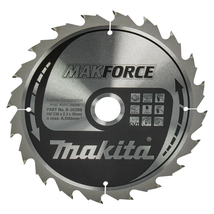 Makita B-32269 Cirkelzaagblad Hout 3 Makita B-32269 Cirkelzaagblad Hout