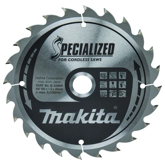 Makita B-32904 Cirkelzaagblad Hout 3 Makita B-32904 Cirkelzaagblad Hout