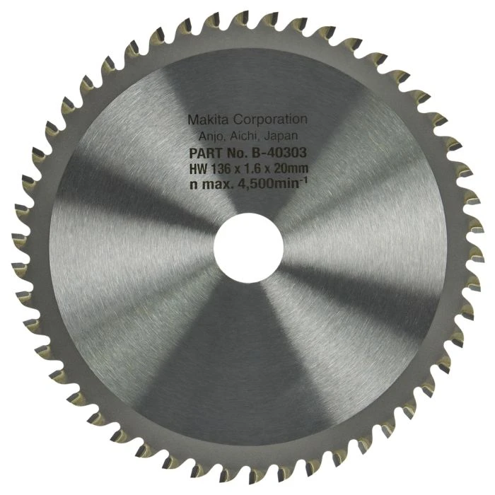 Makita B-40303 Cirkelzaagblad Aluminium 4 Makita B-40303 Cirkelzaagblad Aluminium - Afbeelding 2