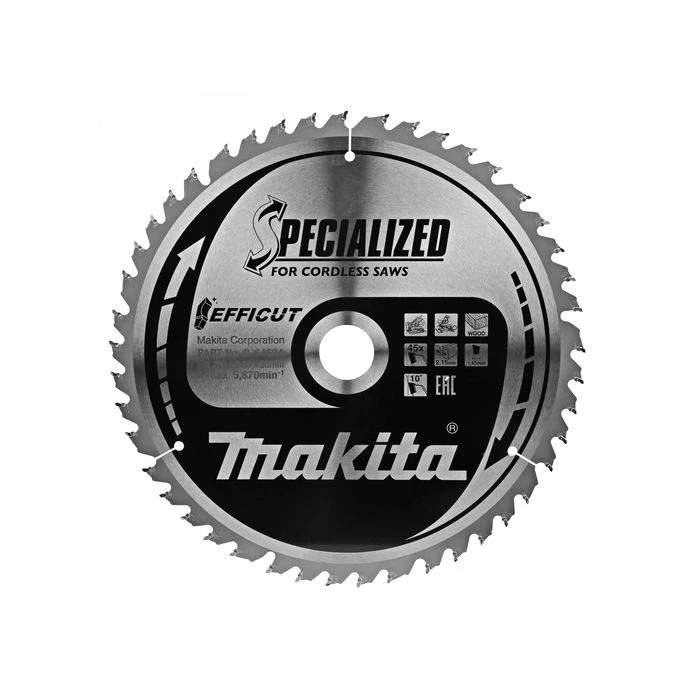 Makita B-64624 Afkortzaagblad Hout 4 Makita B-64624 Afkortzaagblad Hout - Afbeelding 2
