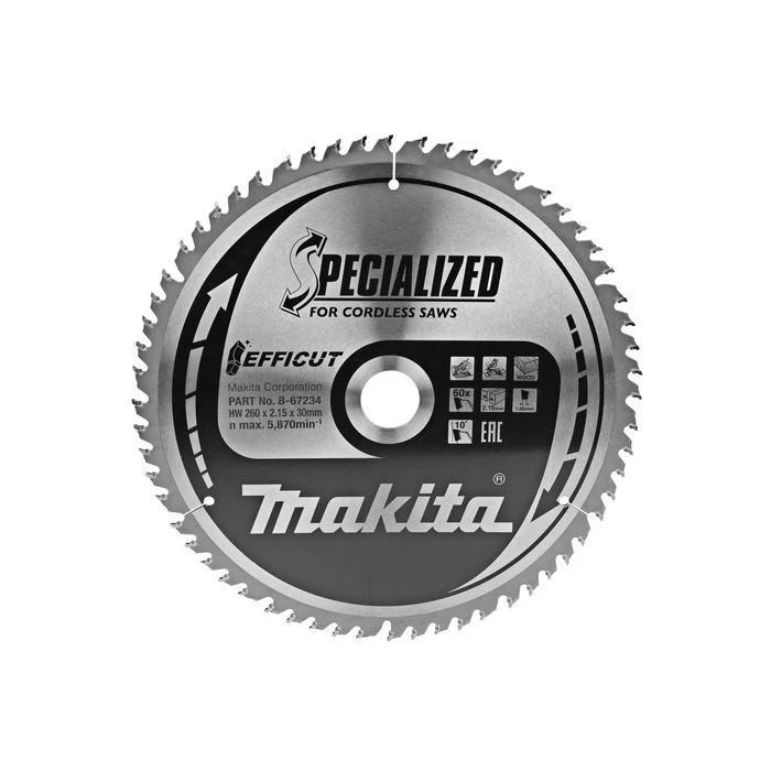 Makita B-67234 Afkortzaagblad Hout 4 Makita B-67234 Afkortzaagblad Hout - Afbeelding 2