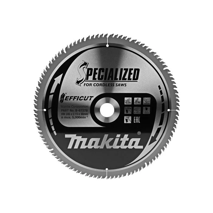 Makita B-67278 Afkortzaagblad Hout 4 Makita B-67278 Afkortzaagblad Hout - Afbeelding 2