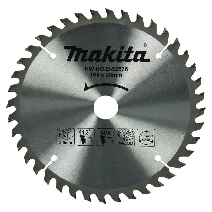 Makita D-52576 Cirkelzaagblad Hout 4 Makita D-52576 Cirkelzaagblad Hout - Afbeelding 2