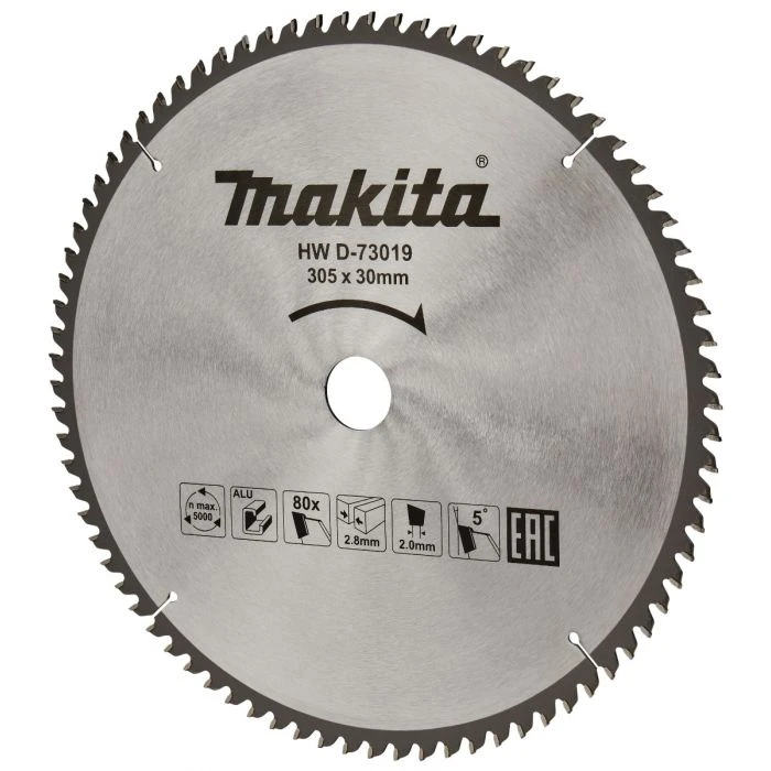 Makita D-73019 Afkortzaagblad Aluminium 9 Makita D-73019 Afkortzaagblad Aluminium - Afbeelding 7